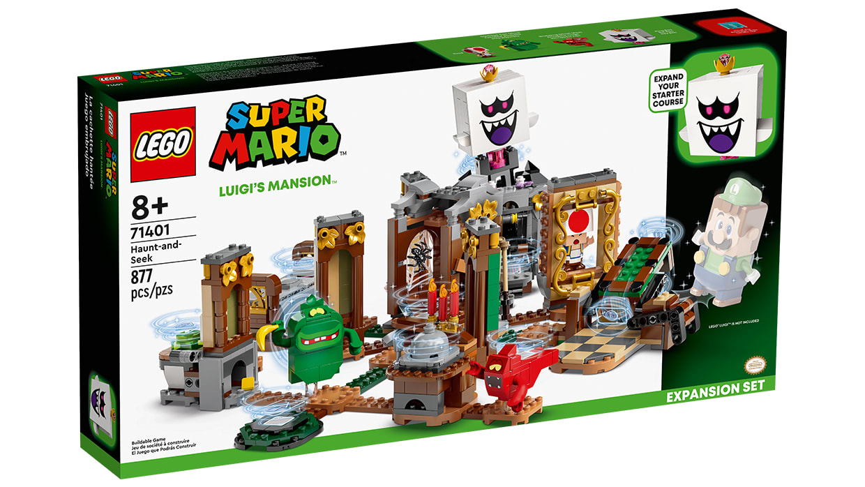 LEGO Super Mario Luigi s Mansion Haunt and Seek Expansion Set Merchandise Nintendo Official Site for Canada